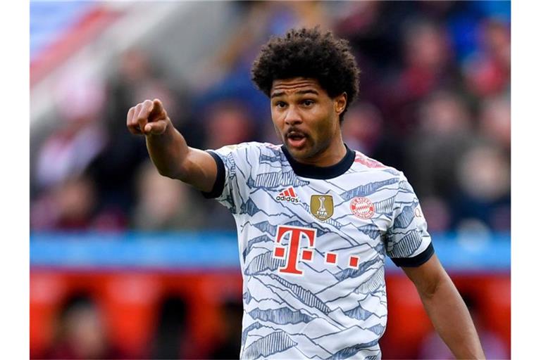 Serge Gnabry vom FC Bayern München. Foto: Marius Becker/dpa/Archivbild