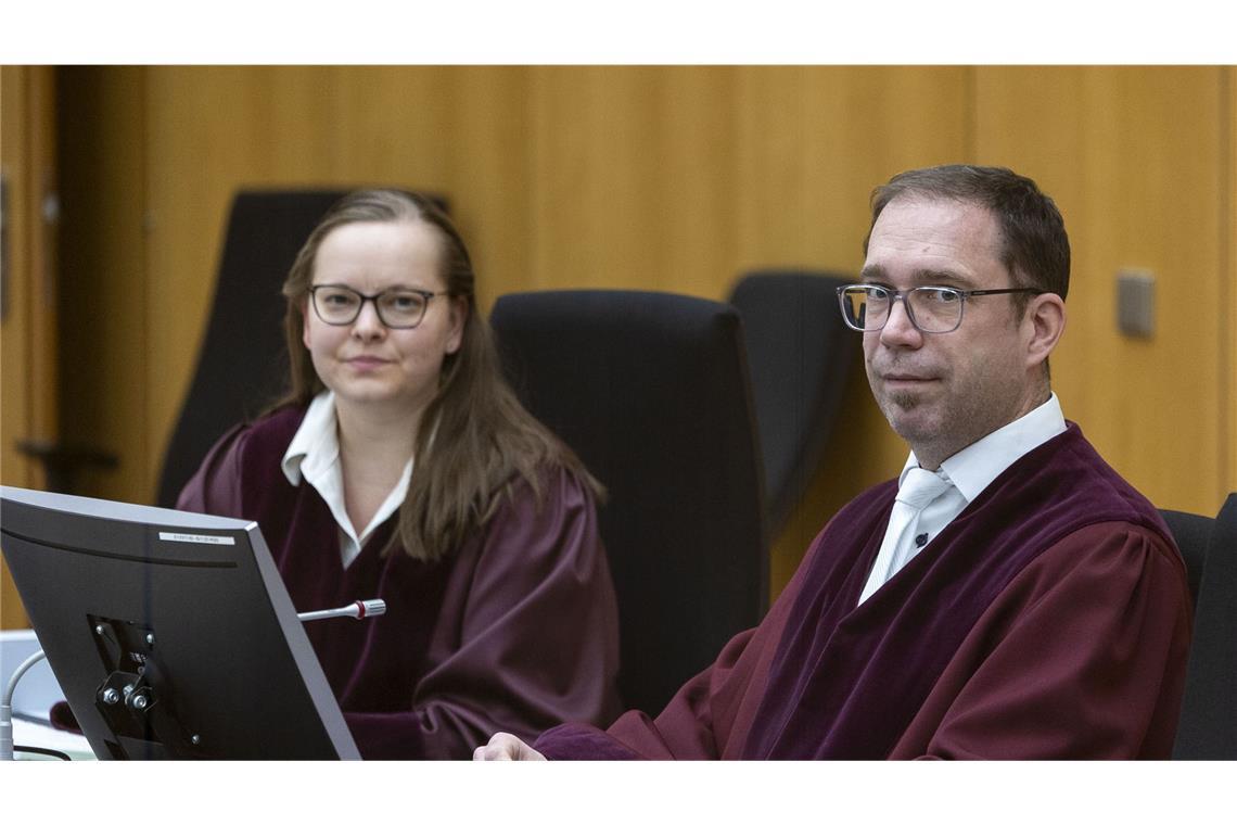 Sie klagen die mutmaßlichen Rechtsterroristen in Stuttgart an: Richterin Kathrin Tandler und Oberstaatsanwalt Michael Klemm.