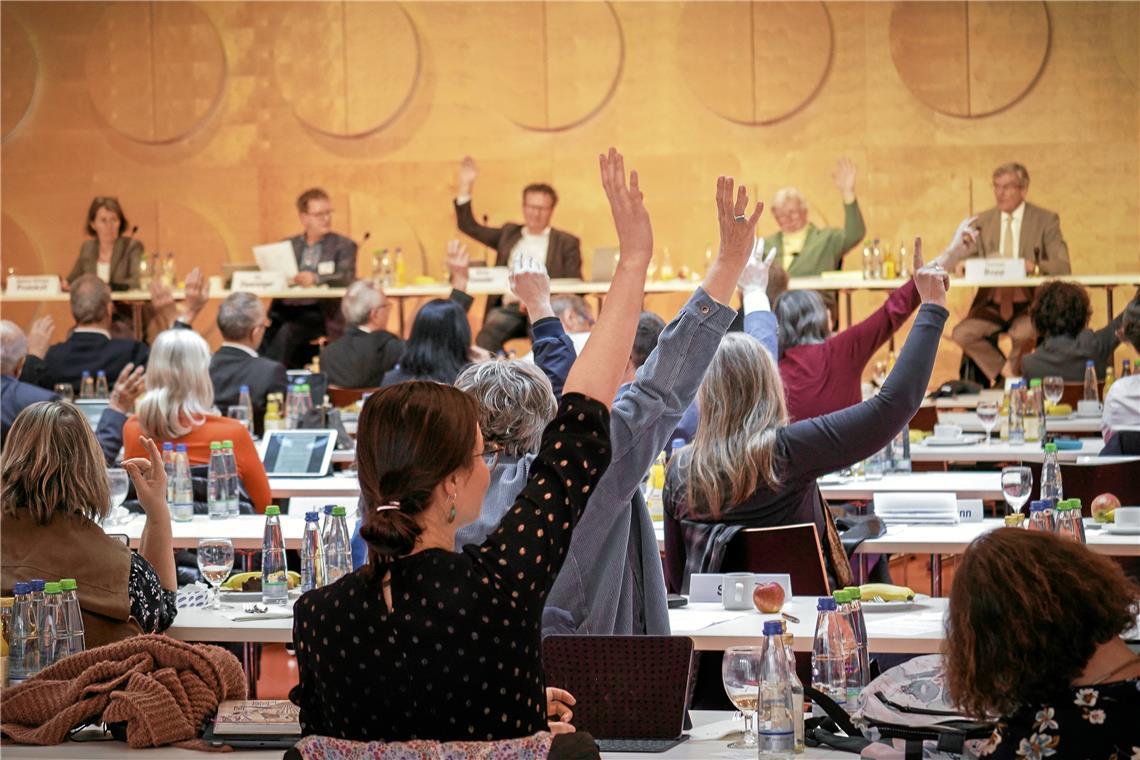 Sitzung der Regionalversammlung im Stuttgarter Hospitalhof. Das Gremium tagt etwa sechsmal pro Jahr, daneben gibt es noch drei Ausschüsse. Foto: Ferdinando Lannone