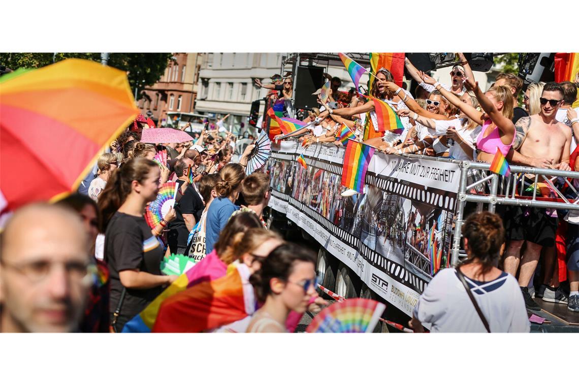 So sah es vor einem Jahr beim CSD in Stuttgart aus.