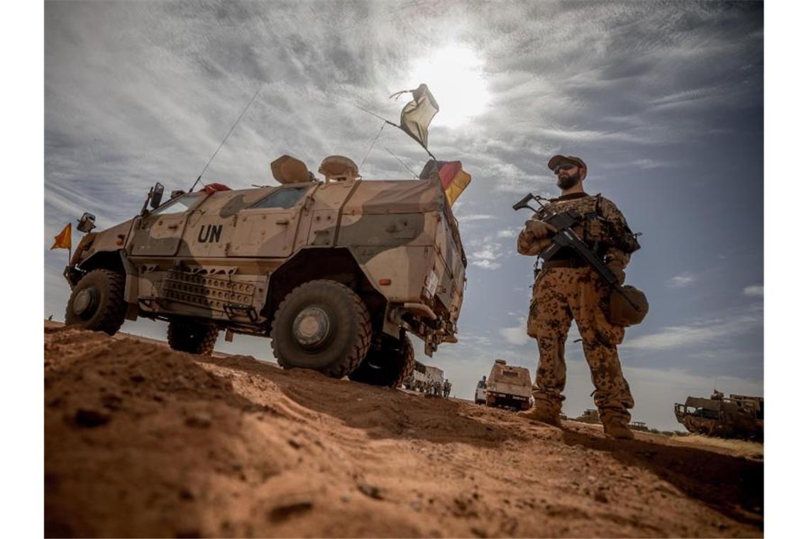 Wehrbeauftragte sieht Ende von Mali-Einsatz als Option Soldaten der Bundeswehr sind im Norden Malis im Einsatz. Foto: Michael Kappeler/dpa