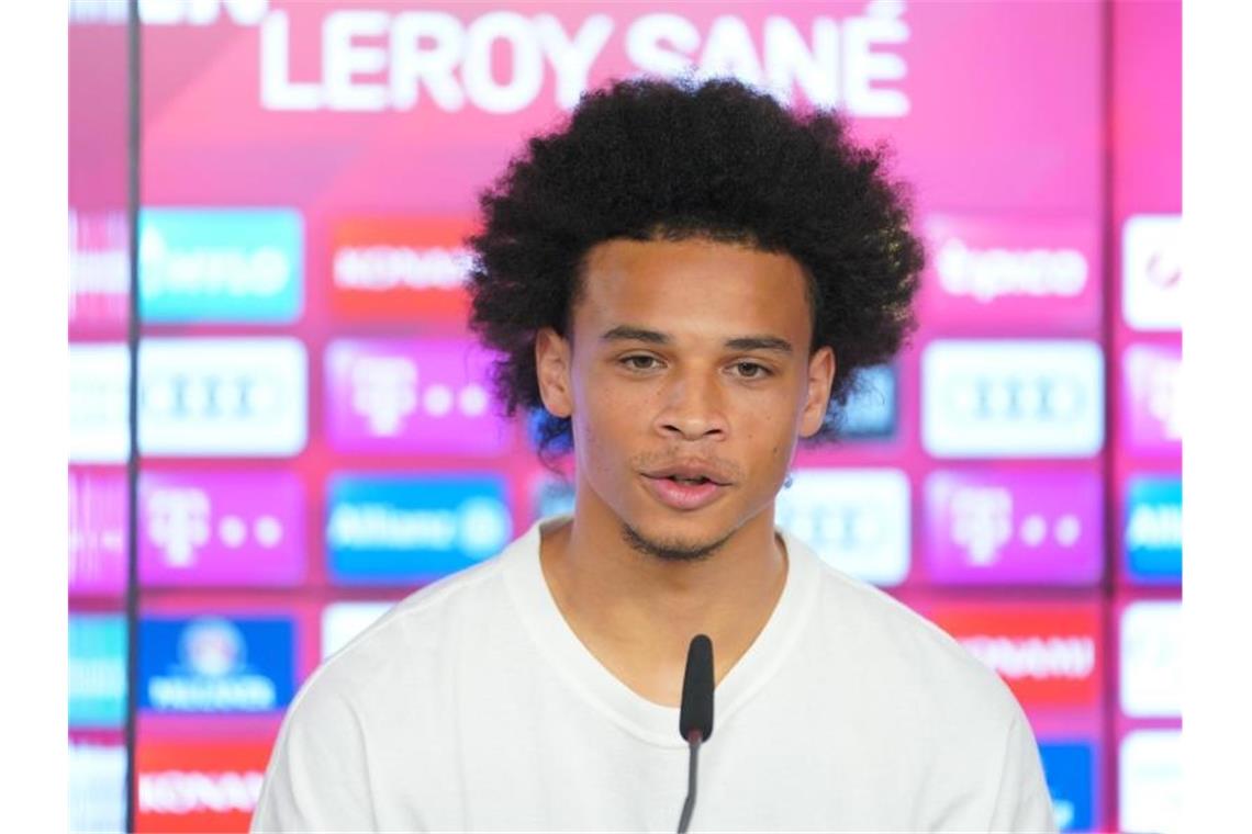 FCB freut sich auf Unterschiedsspieler Sané - Geht ein Star? Soll beim FC Bayern den Unterschied machen: Leroy Sané. Foto: -/FC Bayern München AG/dpa