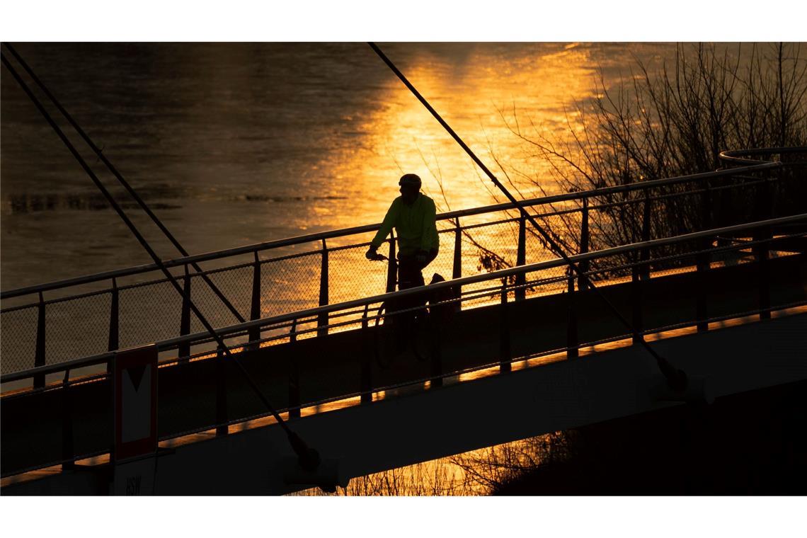 Sonnenaufgang in Dresden