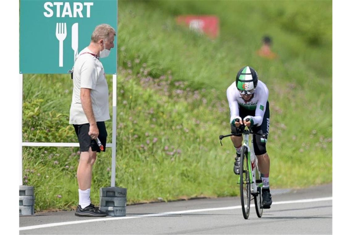 Sorgte bei Olympia in Tokio für unschöne Nachrichten: Patrick Moster (l). Foto: Sebastian Gollnow/dpa