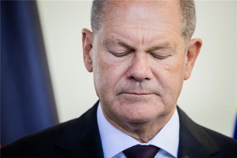 Sozialdemokrat Olaf Scholz: „Schließen Sie für einen Moment die Augen, Herr Bundeskanzler!“