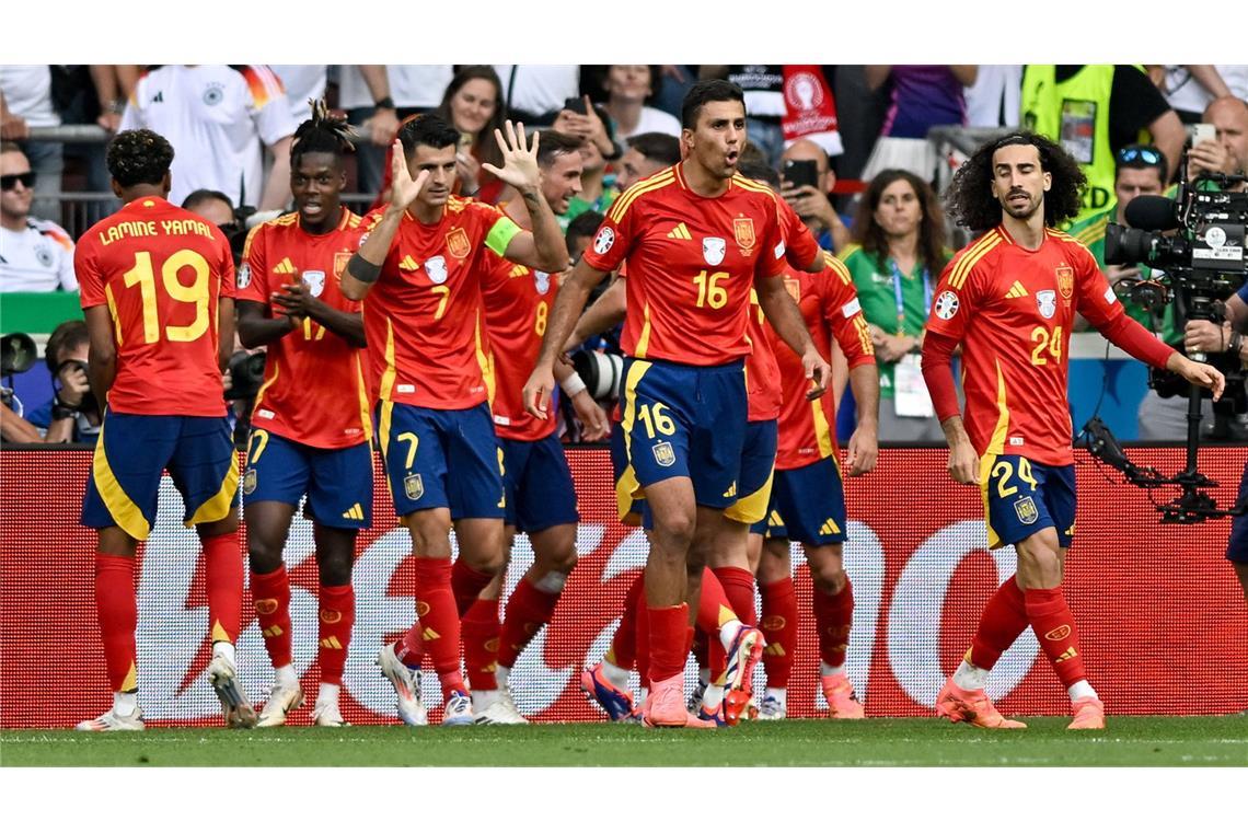 Spanien steht nach dem Last-Minute-Sieg gegen Deutschland im EM-Halbfinale.