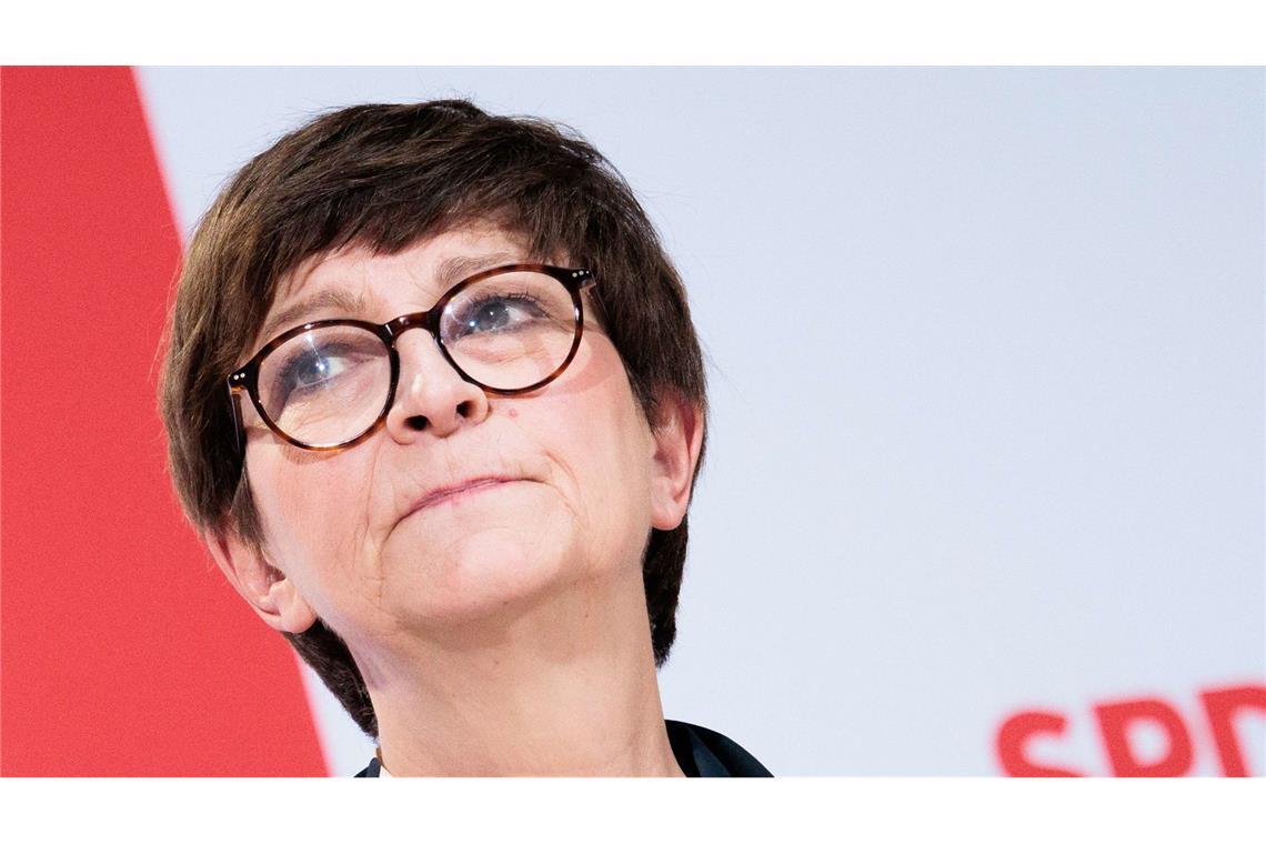 SPD-Chefin Saskia Esken rechnet nicht mit der FDP im nächsten Bundestag. (Archivbild)