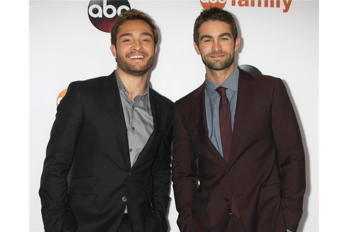 Spielen „Chuck“ und „Nate“ in der Serie „Gossip Girl“: Ed Westwick (l.) und Chace Crawford.