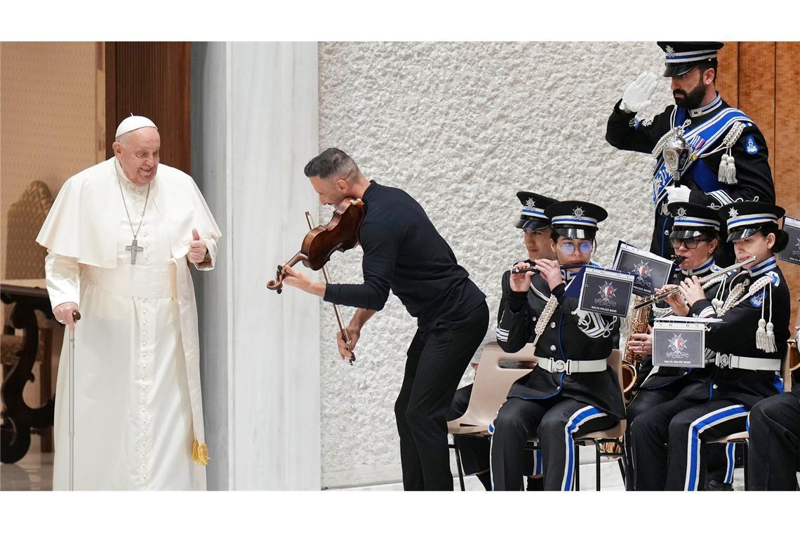 Ständchen für den Papst