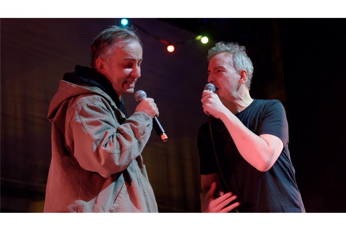 Standen zusammen in Köln auf der Bühne: Jan Böhmermann (l) und Olli Schulz.