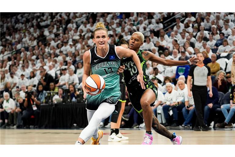 Starke Leistung reicht nicht: Leonie Fiebich muss mit den New York Liberty in ein fünftes Finale.