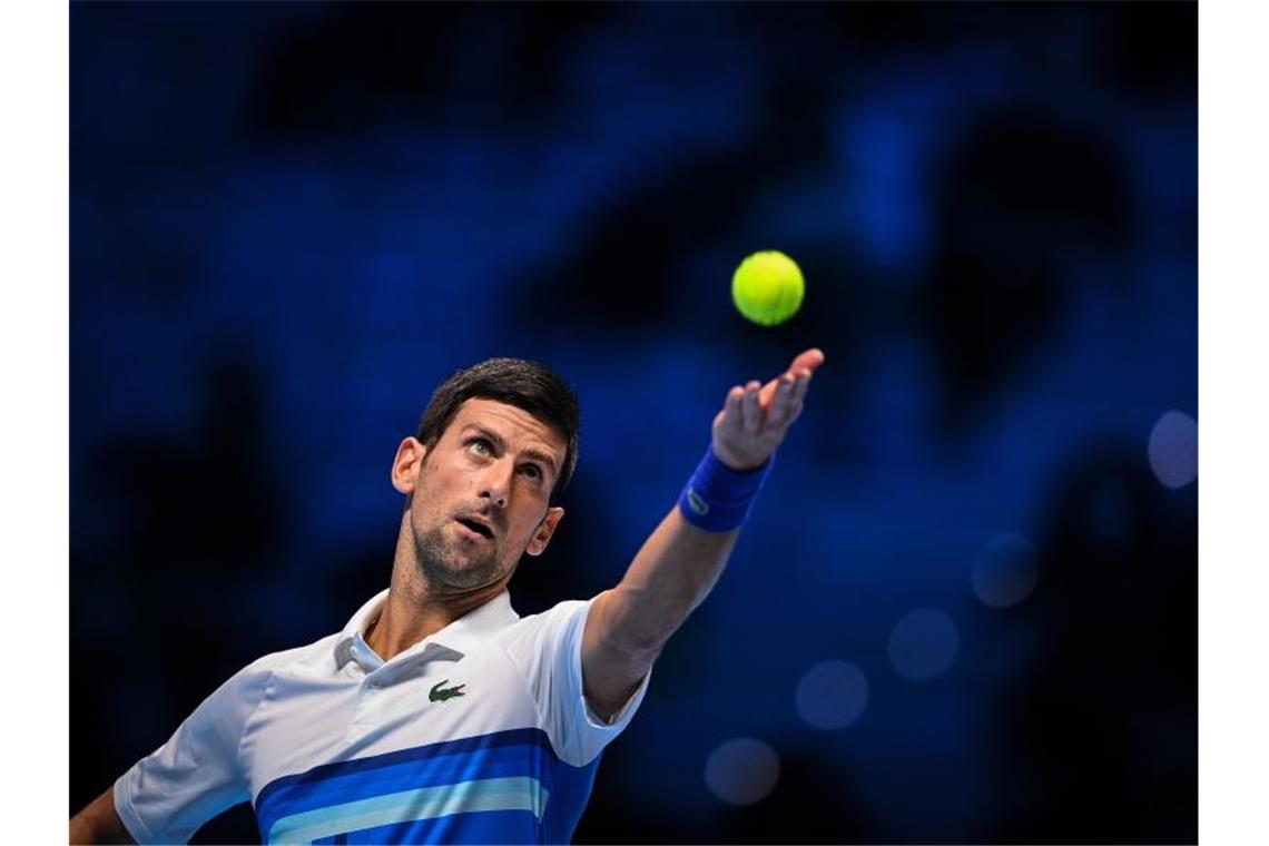 Djokovic startet erfolgreich in ATP Finals Startete erfolgreich in die ATP Finals in Turin: Novak Djokovic. Foto: Marco Alpozzi/LaPresse via ZUMA Press/dpa