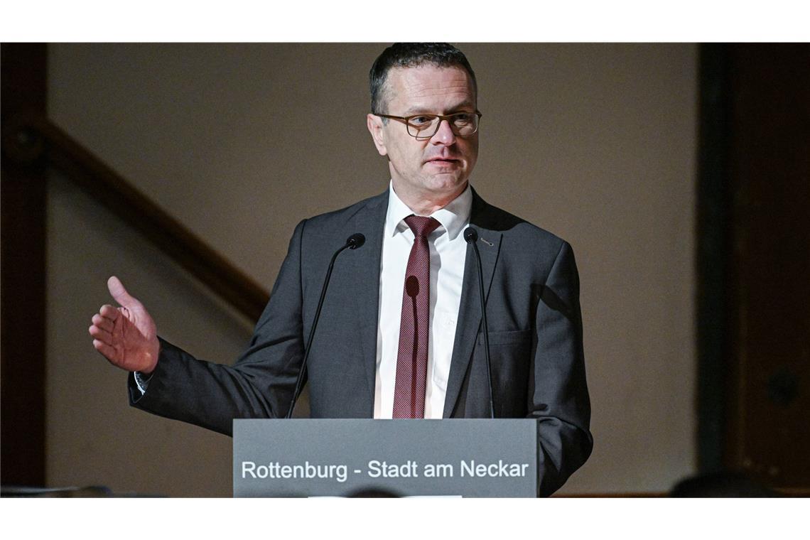 Stephan Neher bleibt: Der bisherige Oberbürgermeister von Rottenburg entscheidet die Stichwahl für sich (Archivbild).