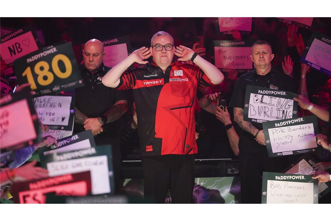 Stephen Bunting steht im Halbfinale.