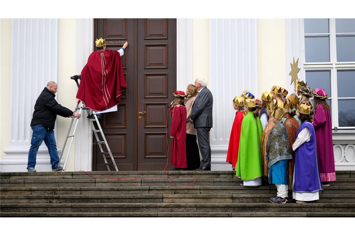 Sternsinger beim Bundespräsidenten im Schloss Bellevue