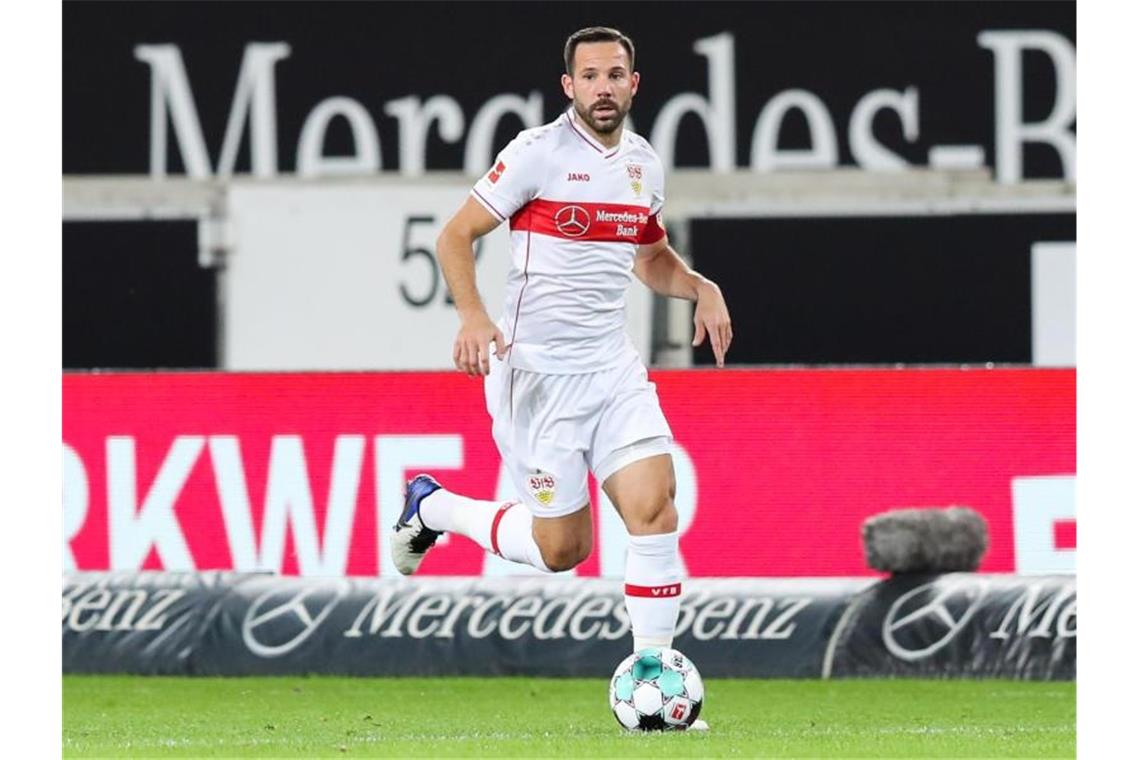 Stuttgart: Überraschung bei 400. Bundesliga-Spiel von Castro Stuttgarts Gonzalo Castro in Aktion. Foto: Tom Weller/dpa