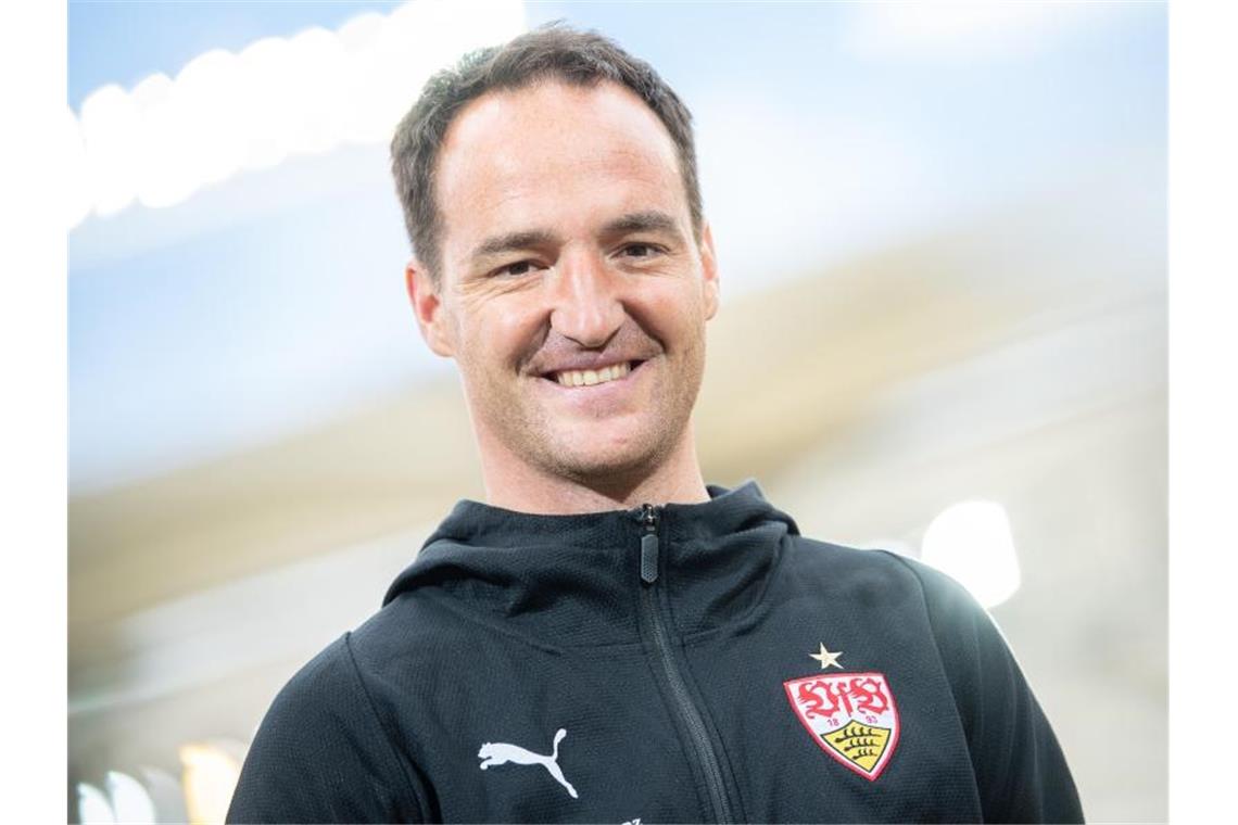 Stuttgarts Trainer Nico Willig. Foto: Sebastian Gollnow/Archivbild