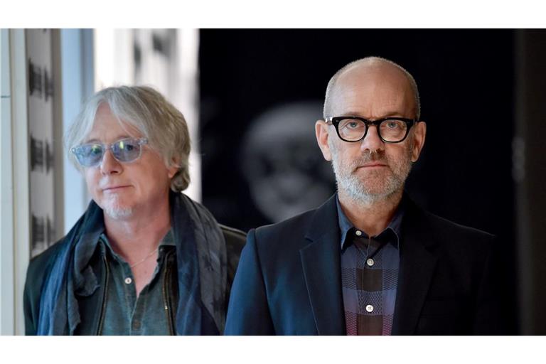 Superstar im Rentenalter: Stipe mit ex-R.E.M.-Bandkollege Mike Mills