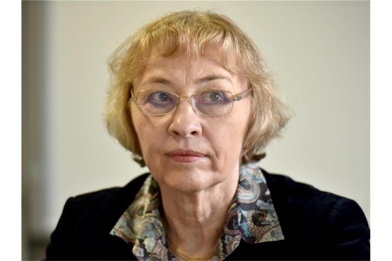 Susanne Wetterich, Vorsitzende der Frauen-Union Baden-Württemberg, nimmt an einer Pressekonferenz teil. Foto: Jan-Philipp Strobel/dpa/Archivbild