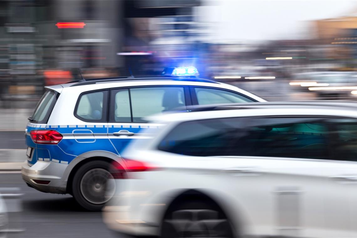 Verfolgungsjagd Mit Der Polizei