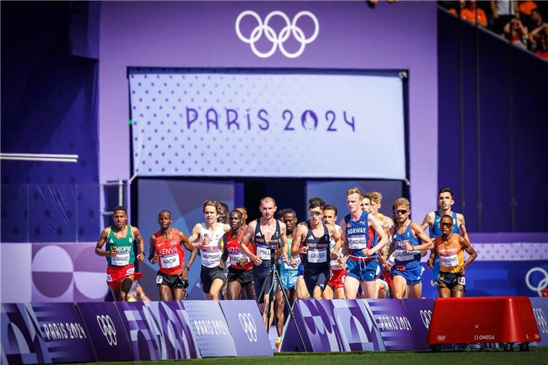 Szenen vom 5000m-Vorlauf der Olympischen Spiele (Archivbild).