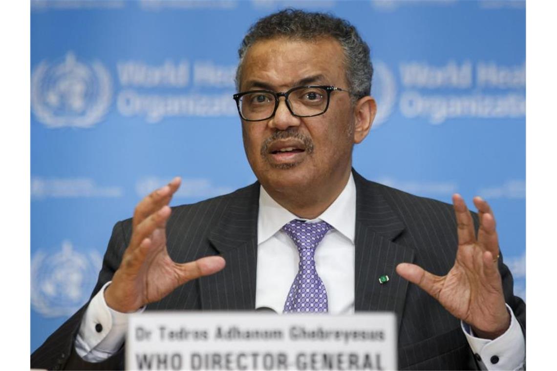 WHO: Jede dritte Frau erlebt Gewalt in der Partnerschaft Tedros Adhanom Ghebreyesus, Generaldirektor der Weltgesundheitsorganisation (WHO). Foto: Salvatore Di Nolfi/KEYSTONE/dpa