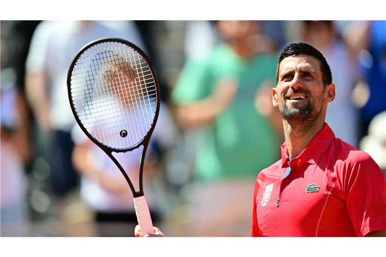 Tennisstar Novak Djokovic entschied die Partie am Montag für sich.