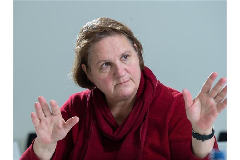 Theresa Schopper (Bündnis 90/Die Grünen) in ihrem Ministerium in Stuttgart. Foto: Bernd Weißbrod/dpa/Archivbild