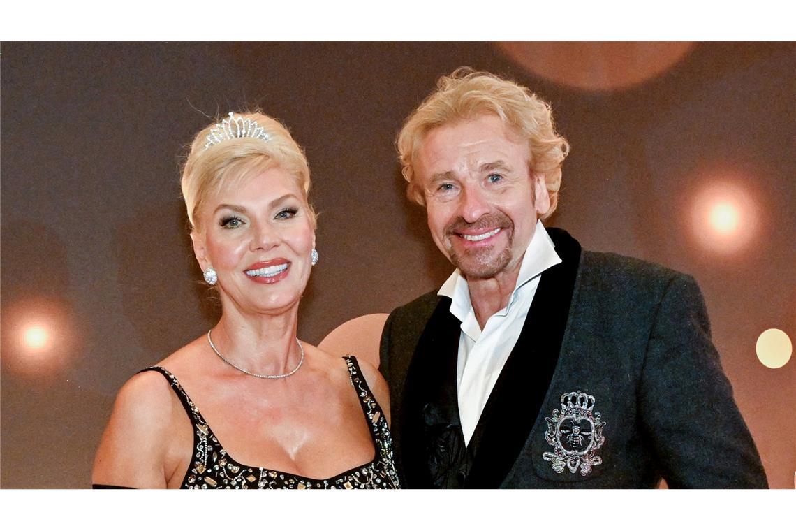 Thomas Gottschalk und seine Freundin Karina Mroß bei der Bambi-Verleihung im vergangenen November.