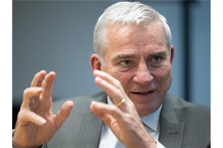 Thomas Strobl (CDU), Innenminister von Baden-Württemberg. Foto: Bernd Weißbrod/dpa/Archivbild