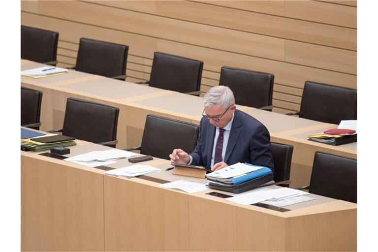 Thomas Strobl (CDU), Innenminister von Baden-Württemberg. Foto: Marijan Murat/dpa/Archivbild