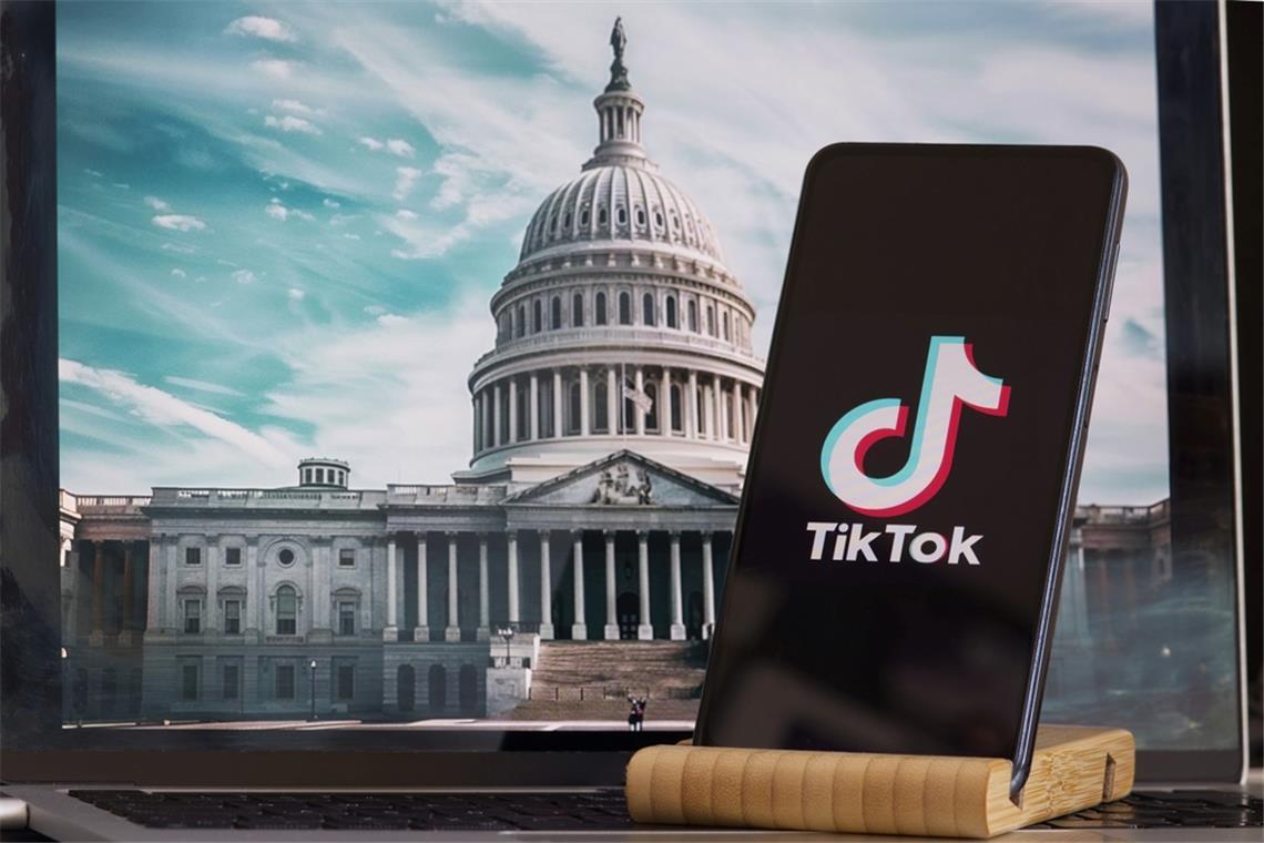 TikTok könnte in den USA verboten werden.