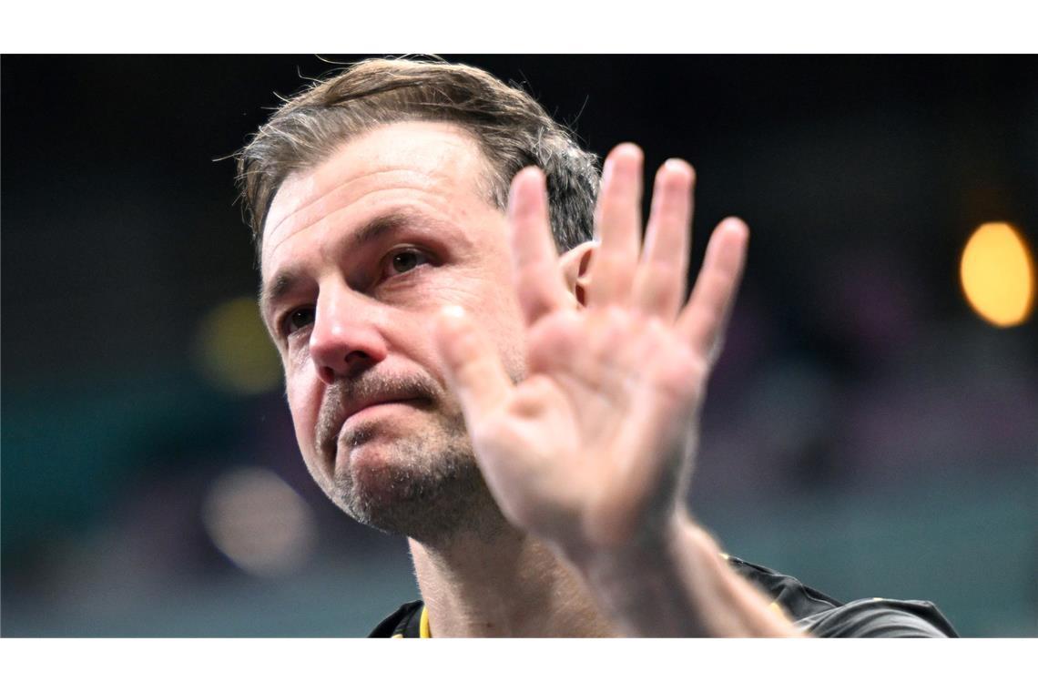 Timo Boll kamen nach dem letzten Match die Tränen.