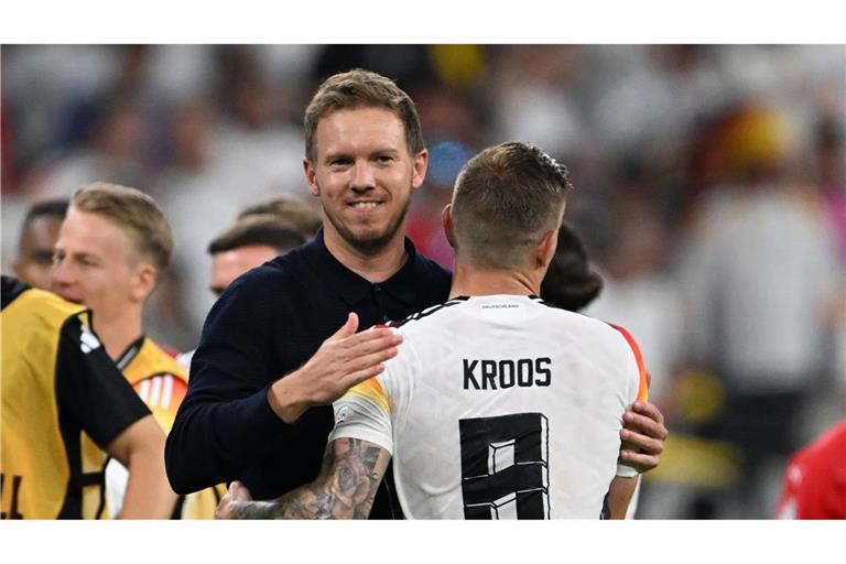 Toni Kroos mit Julian Nagelsmann