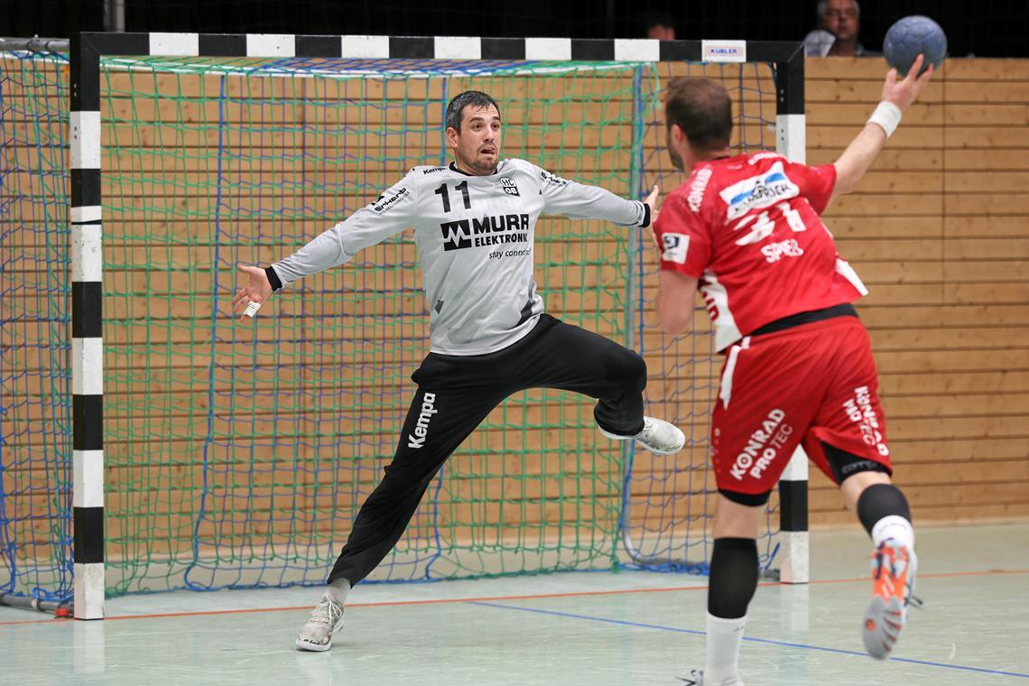 Torhüter Levin Stasch soll auch morgen in Pforzheim eine wichtige Stütze in der HCOB-Defensive sein. Foto: Alexander Becher