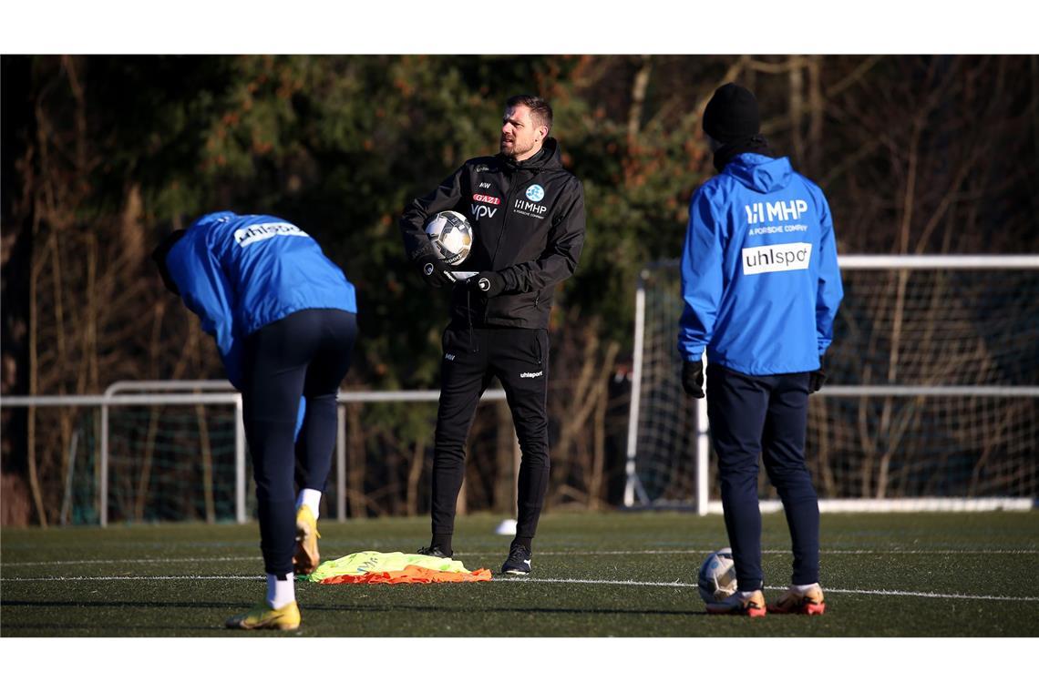 Trainer Marco Wildersinn  hat das Team wieder um sich.