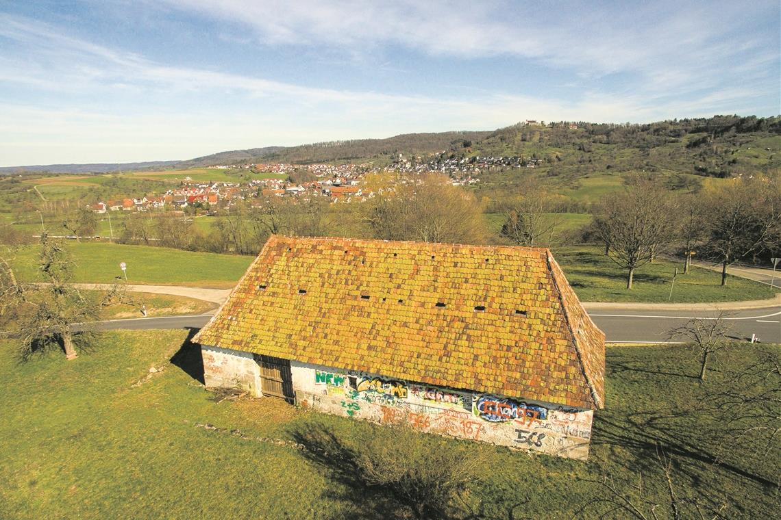 Traumhafte Lage: Die alte Brucher Kelter befindet sich an der Straße Richtung Lutzenberg. Der neue Eigentümer betreibt an den Hängen unterm Ebersberg einen eigenen Wengert. Fotos: A. Becher