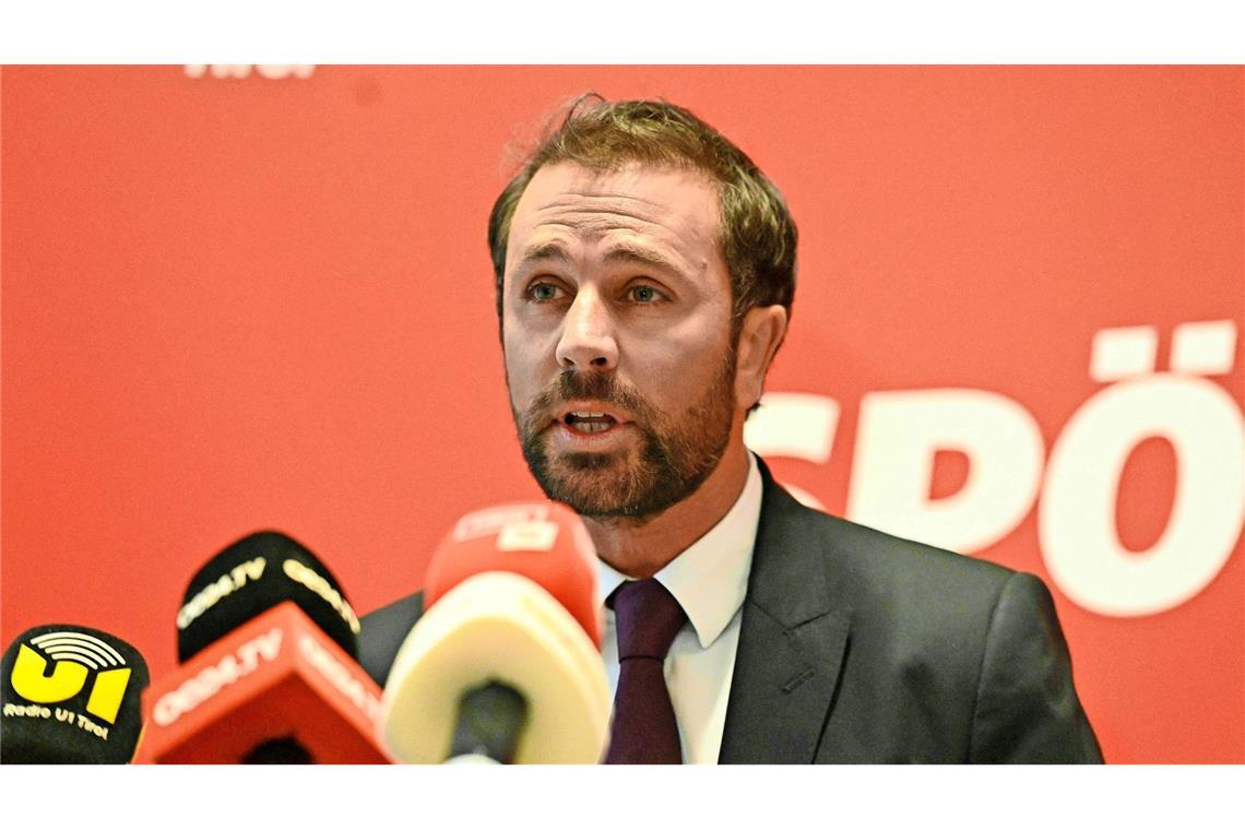 Tritt „zur Seite“: SPÖ-Politiker Georg Dornauer