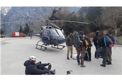 Trotz aufwendiger Suche mit Helikopter und Drohnen im Bereich der Samaria-Schlucht konnte Johann W. nicht lebend gefunden werden.