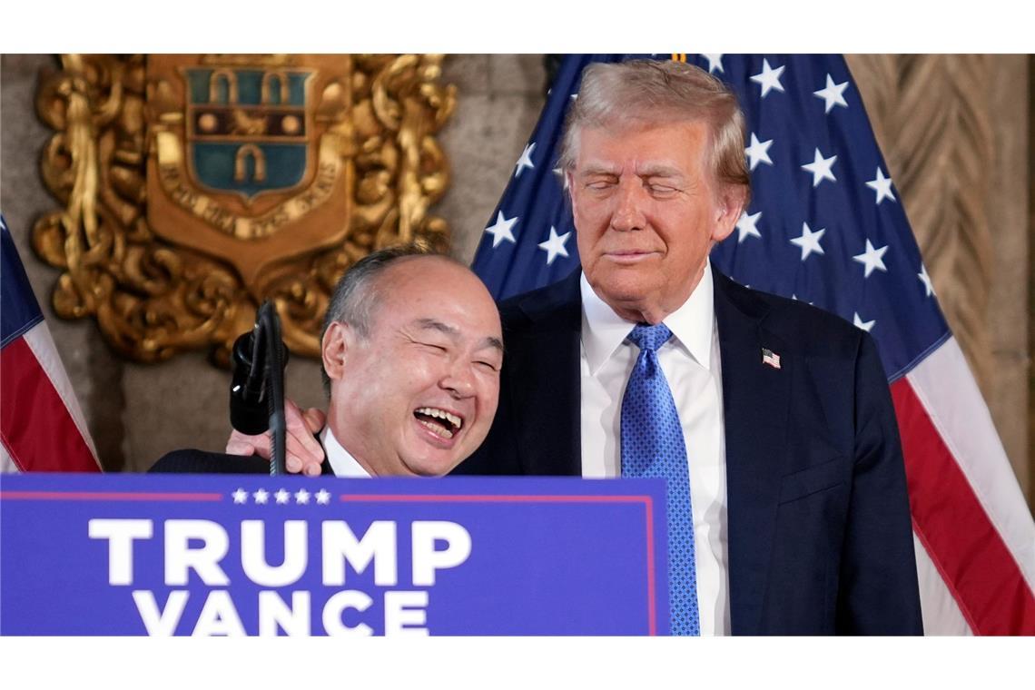 Trump kündigt milliardenschwere Softbank-Investitionen an