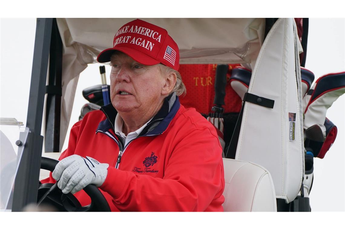 Trump ist leidenschaftlicher Golfer. (Archivbild)