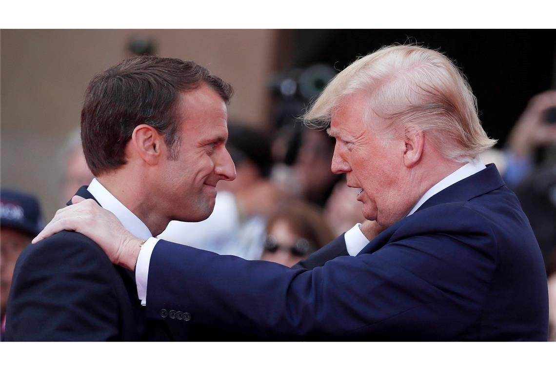 Trump und Macron planen am Rande der Notre-Dame-Eröffnung ein separates Treffen. (Archivbild).