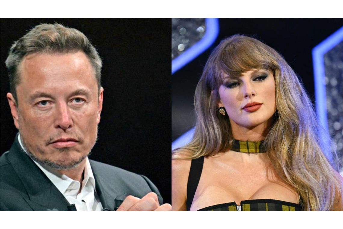 Trump-Unterstützer Elon Musk verspottete Taylor Swifts Wahlentscheidung auf der Plattform X. (Archivbilder)