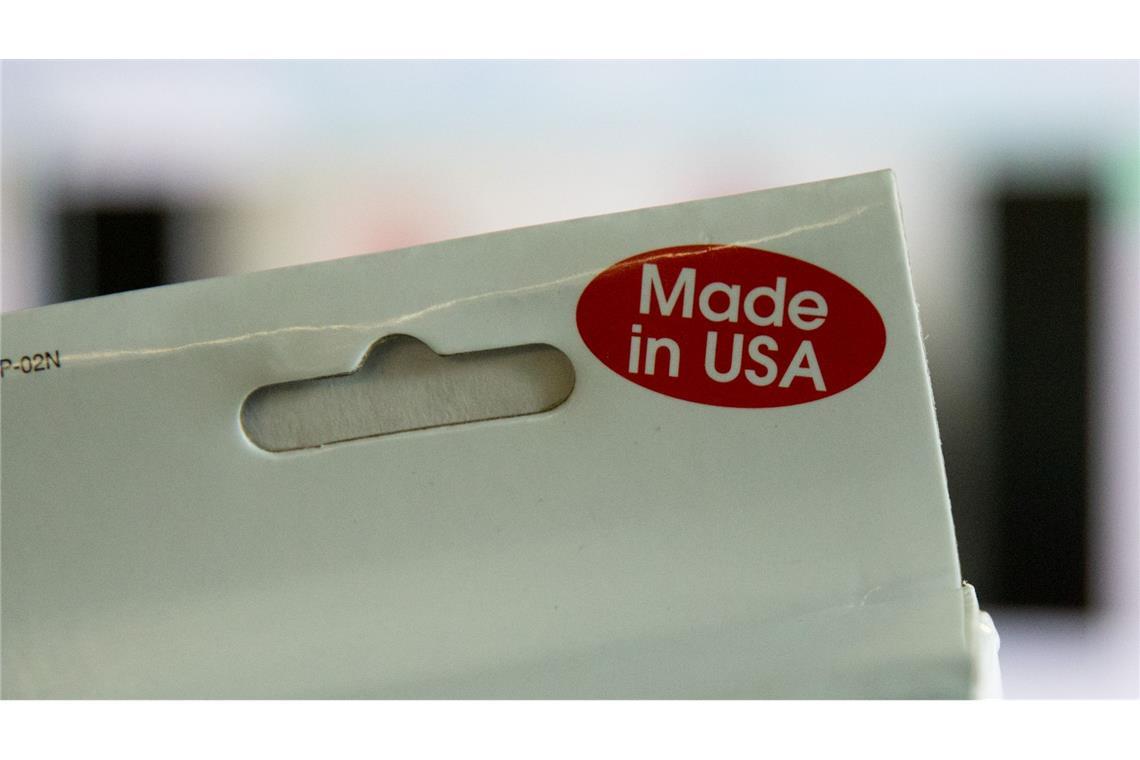 Trump will, dass in den USA mehr Produkte "Made in USA" verkauft werden. (Symbolbild)