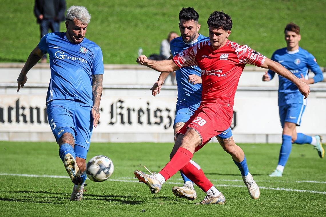 TSG-Offensivspieler Rafael Terpsiadis kommt immer besser in Schuss und will auch morgen gegen Reutlingen treffen. Foto: Alexander Becher