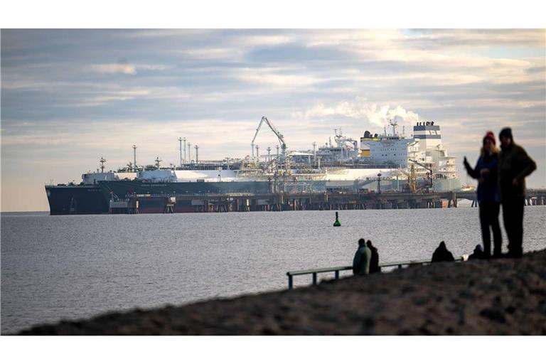 Über die Nordsee-Terminals kam 2024 im Vergleich zur Ostsee das meiste LNG.