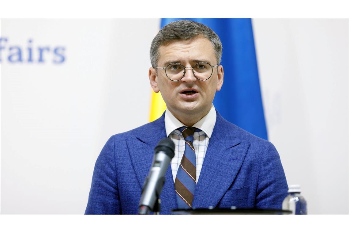 Ukrainischer Außenminister Dmytro Kuleba (Archivbild)