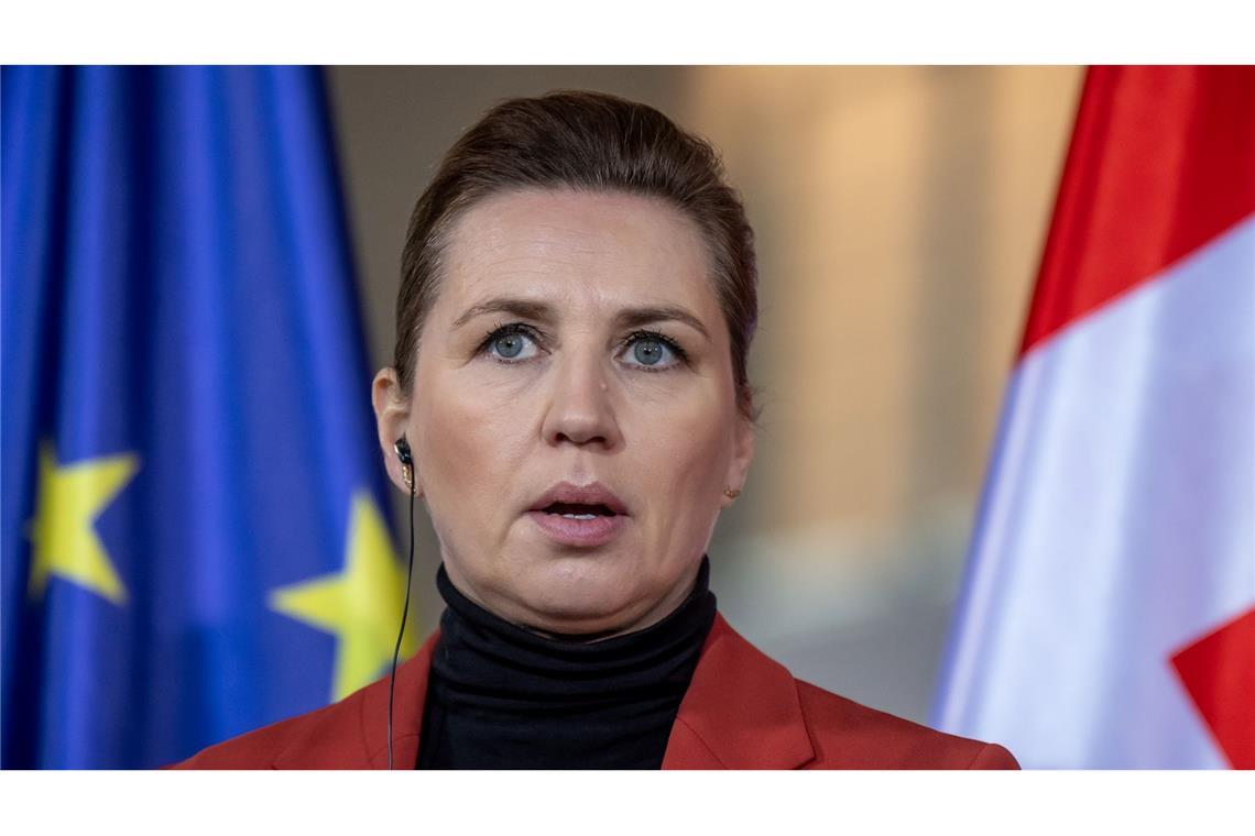 Um europäischen Rückhalt bemüht: Dänemarks Ministerpräsidentin Mette Frederiksen.