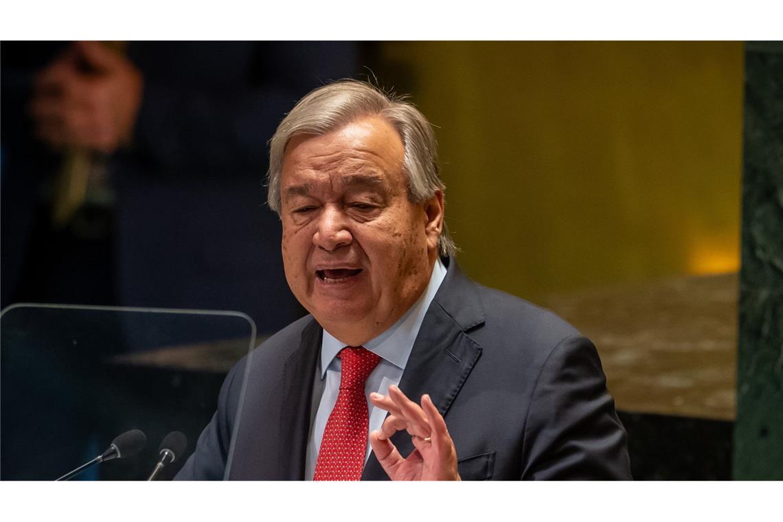 UN-Generalsekretär António Guterres