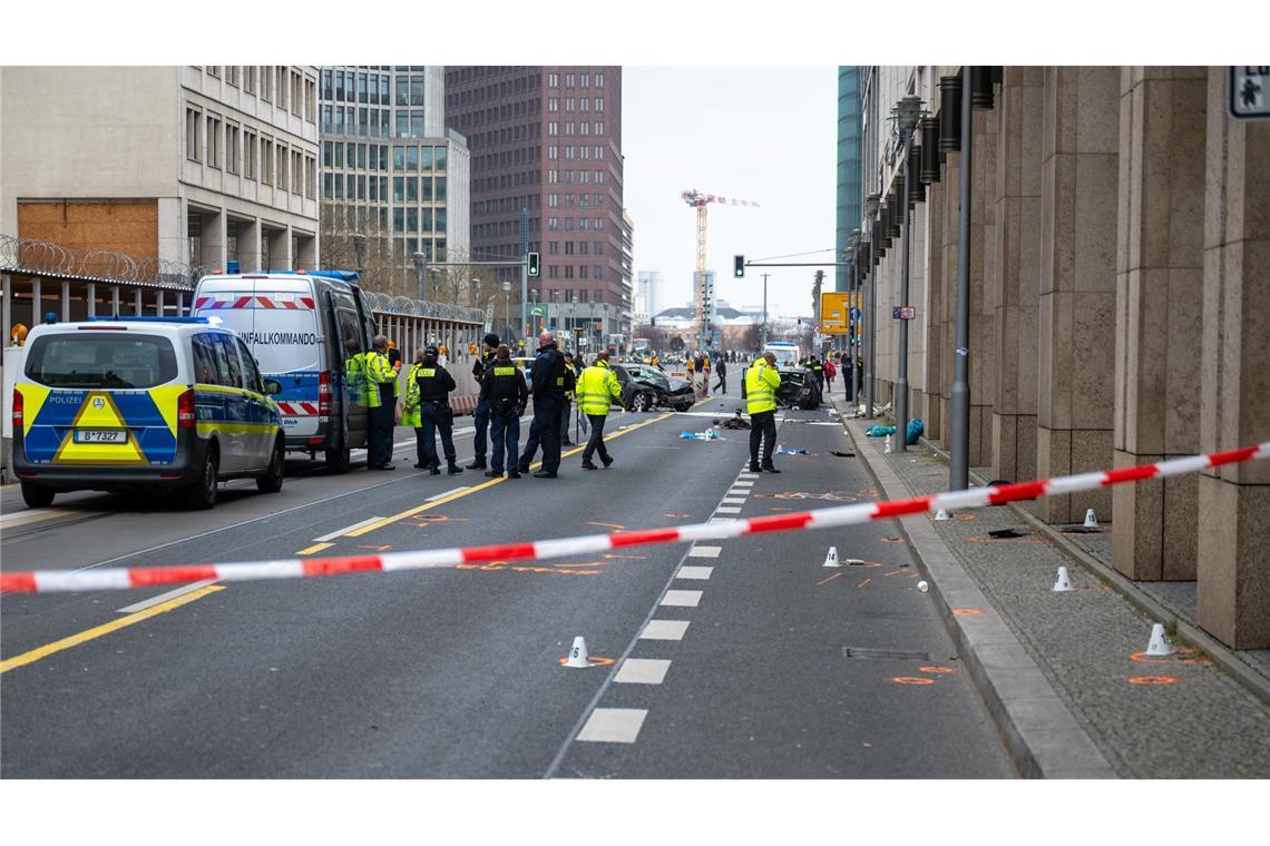 Unfall in Berlin-Mitte.